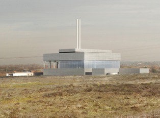 An artists impression of the proposed Beddington ERF, which is central to the contract